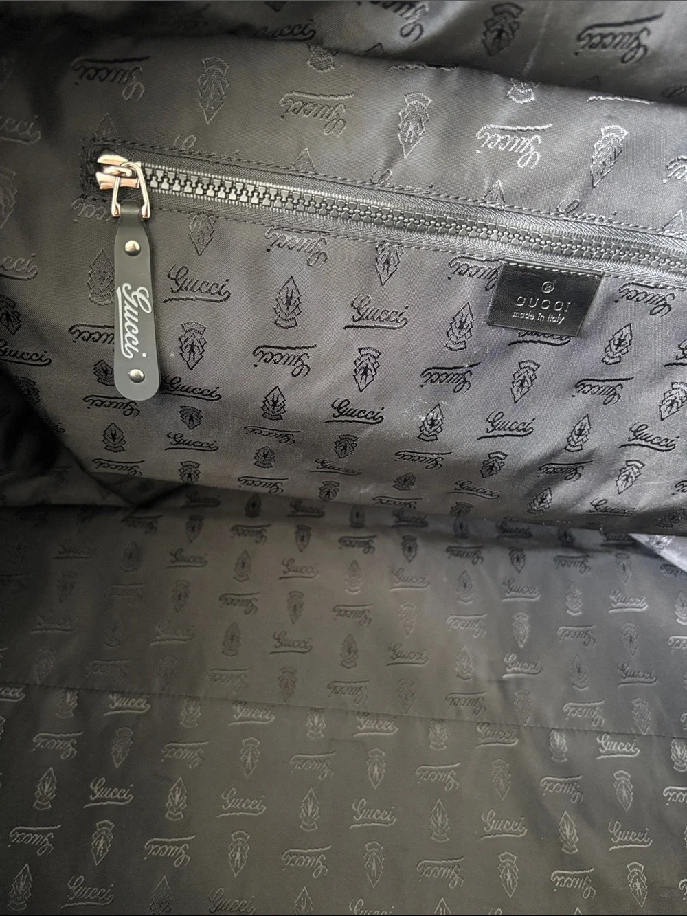 Gucci patent Leather Duffle bag